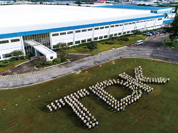 菲律宾拉古纳工厂的全景视图