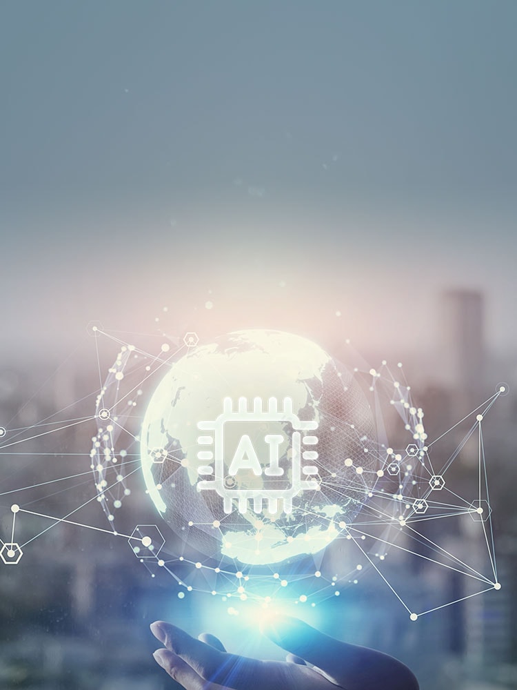 AI在社会中普及的景象