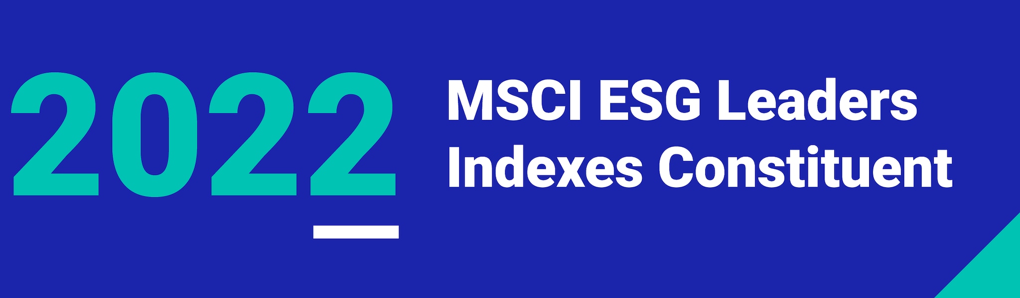 MSCI 2022 ESGLeaders